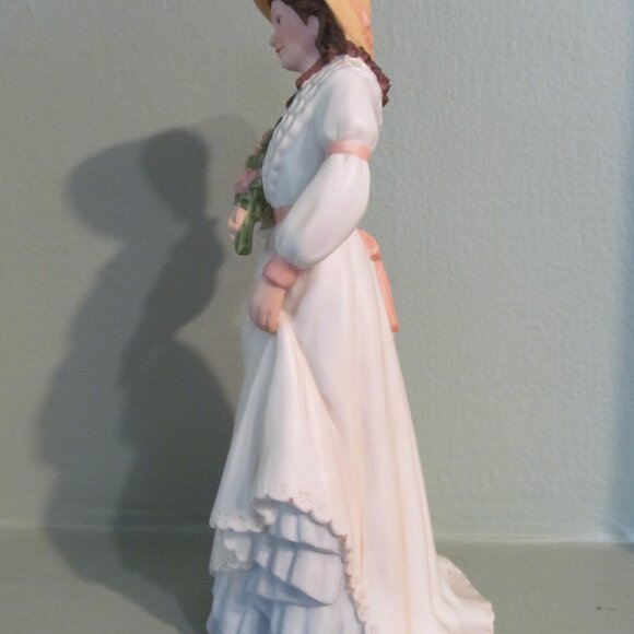Home Interiors Homco Charlotte Rose Porcelain Lady Figurine #1468 - Picture 7 of 16